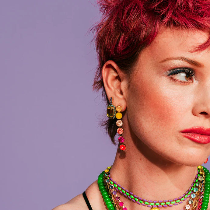 Mini Lilibert Earrings in Candy Glow