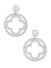 Load image into Gallery viewer, Felicity Drop Clover Earrings (Color Choices)
