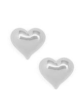 Load image into Gallery viewer, Tiny Puff Heart Earrings
