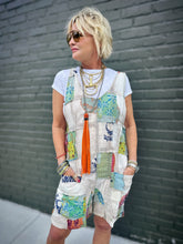 Load image into Gallery viewer, Sea Shore Romper Overalls
