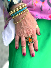 Load image into Gallery viewer, Super Star Ring in Enamel Orange
