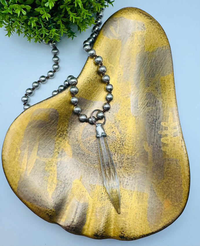 Crystal Spear Necklaces