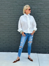 Load image into Gallery viewer, Belinda Tie Top in White
