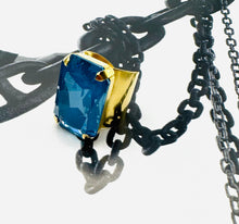 Load image into Gallery viewer, Mini Soliel Ring in Teal Ignite
