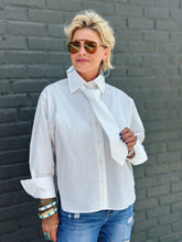 Load image into Gallery viewer, Belinda Tie Top in White
