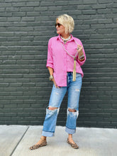 Load image into Gallery viewer, Damson Gingham Top in Bubbles
