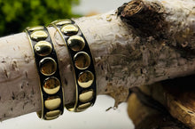 Load image into Gallery viewer, 5 Dot Bangle Set in Gold
