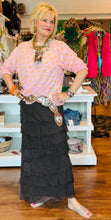 Load image into Gallery viewer, Jersey Layered Skirt in Chocolate
