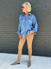 Load image into Gallery viewer, Stellar Star Denim Top
