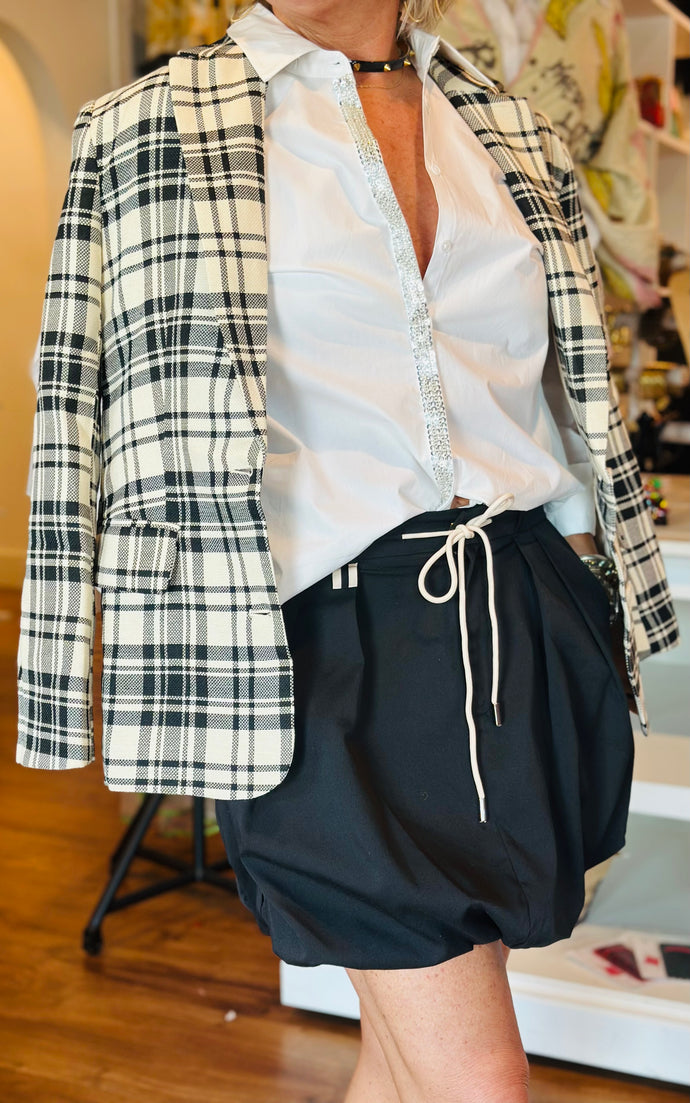 Carrie Plaid Blazer