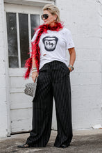 Load image into Gallery viewer, Vera Pinstripe Pants in Black
