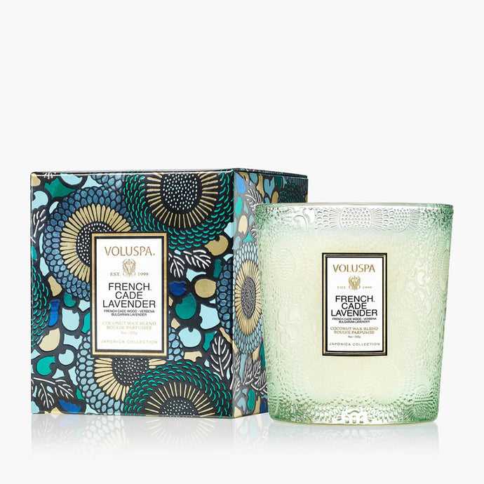 French Cade Lavender Classic Candle, Boxed