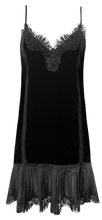 Load image into Gallery viewer, Willa Velvet Pleated Panel Dress
