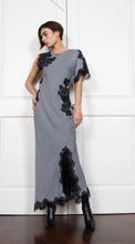 Load image into Gallery viewer, Luna Houndstooth Bias Long Dress
