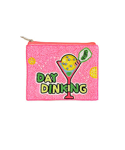 Day Drinking Change Purse