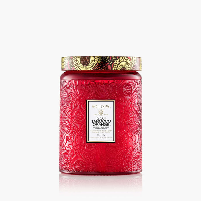 Goji Tarocco Orange Large Jar Candle