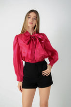 Load image into Gallery viewer, Organza Tie Top
