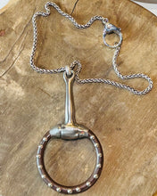 Load image into Gallery viewer, Hock Studded Horse Bit Necklace
