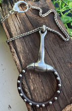 Load image into Gallery viewer, Hock Studded Horse Bit Necklace
