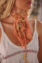 Load image into Gallery viewer, Embroidered Fairen Jabot in Orange Poppy
