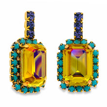 Load image into Gallery viewer, Mabel Earrings in Citrus Lime Brandy
