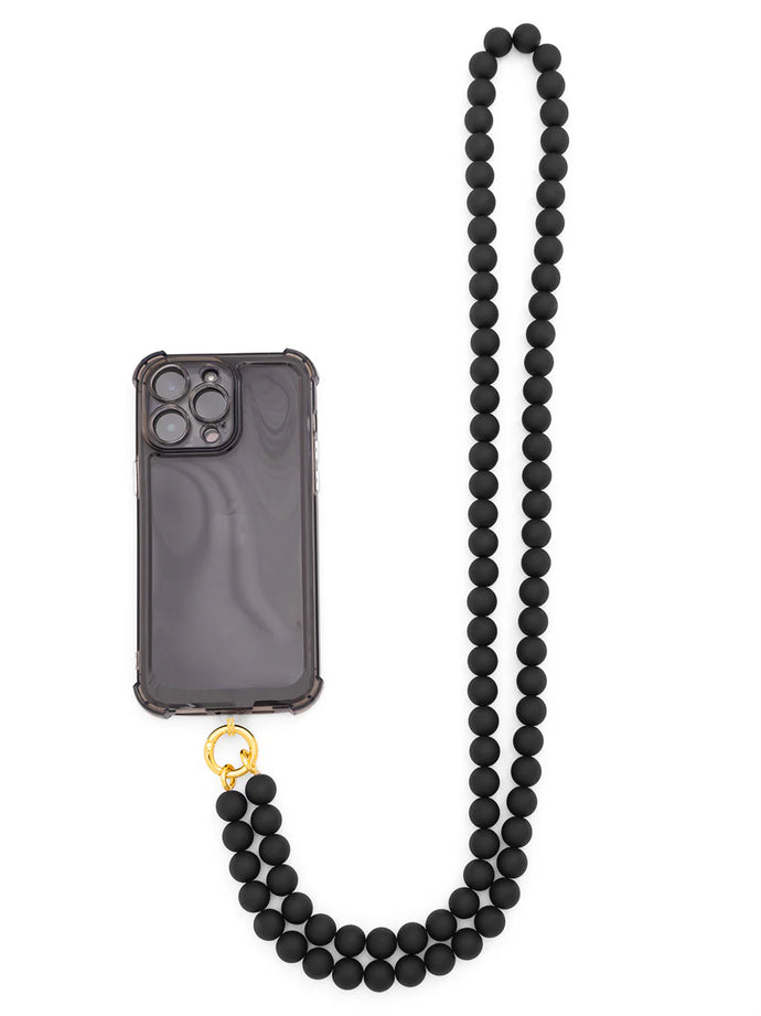 Matte Black Phone Crossbody