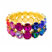 Load image into Gallery viewer, Olivia Mega 2-Strand Stretch Bracelet in Candy Crush

