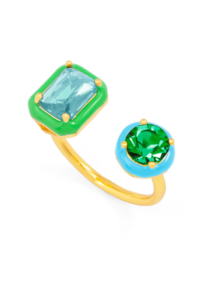 Elanie Enamel & Crystal Rings