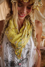 Load image into Gallery viewer, Mp Floral Tassel Scarf in Cloverfield

