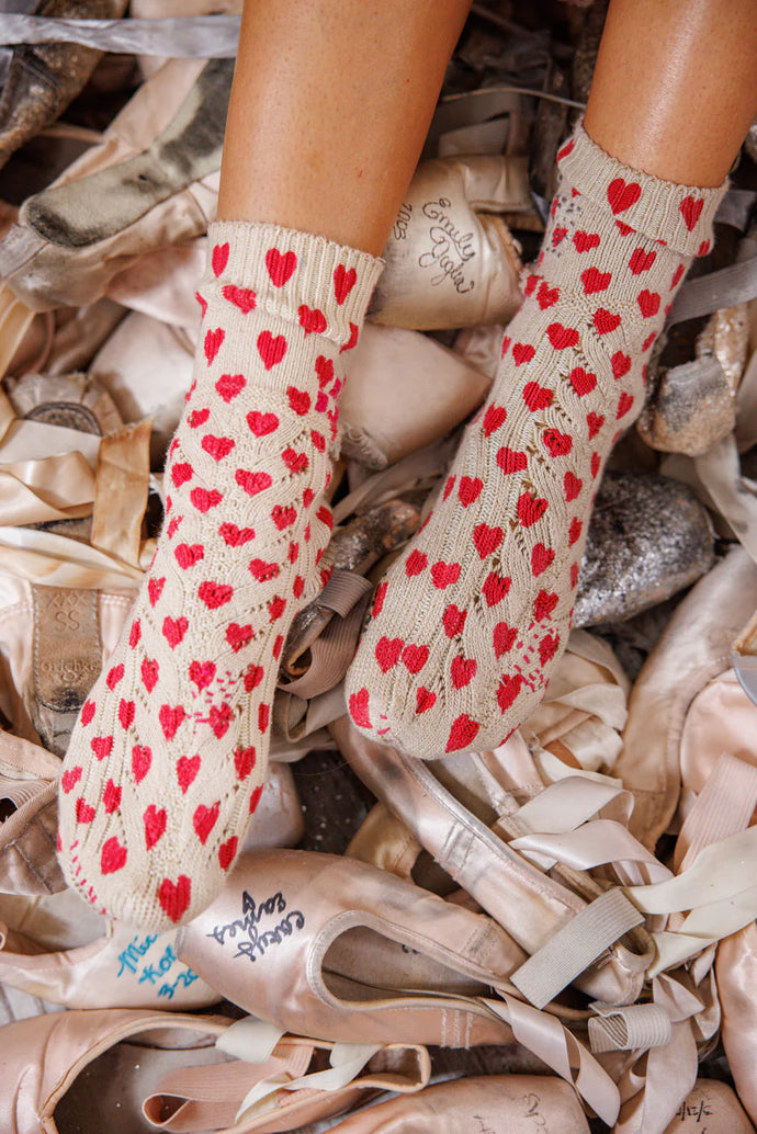Tiny Hearts Lil' Dipper Socks