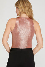 Load image into Gallery viewer, Bold Shimmer Sleeveless Bodysuits
