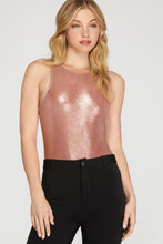 Load image into Gallery viewer, Bold Shimmer Sleeveless Bodysuits
