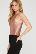 Load image into Gallery viewer, Bold Shimmer Sleeveless Bodysuits
