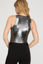 Load image into Gallery viewer, Bold Shimmer Sleeveless Bodysuits
