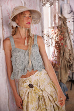 Load image into Gallery viewer, Olive Eyelet Ruffle Cami in Dove Ash
