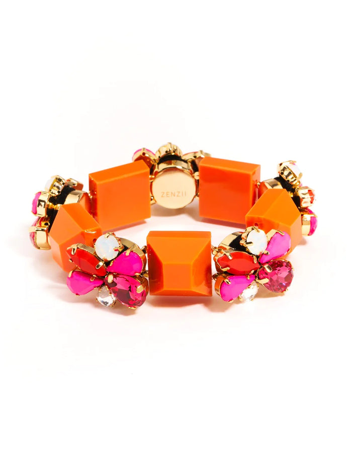 Orange Tonka Jeweled Bracelet