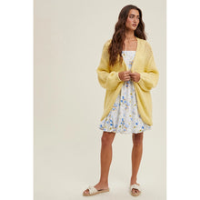 Load image into Gallery viewer, Dynasty Cardigan Sweater in Lemon
