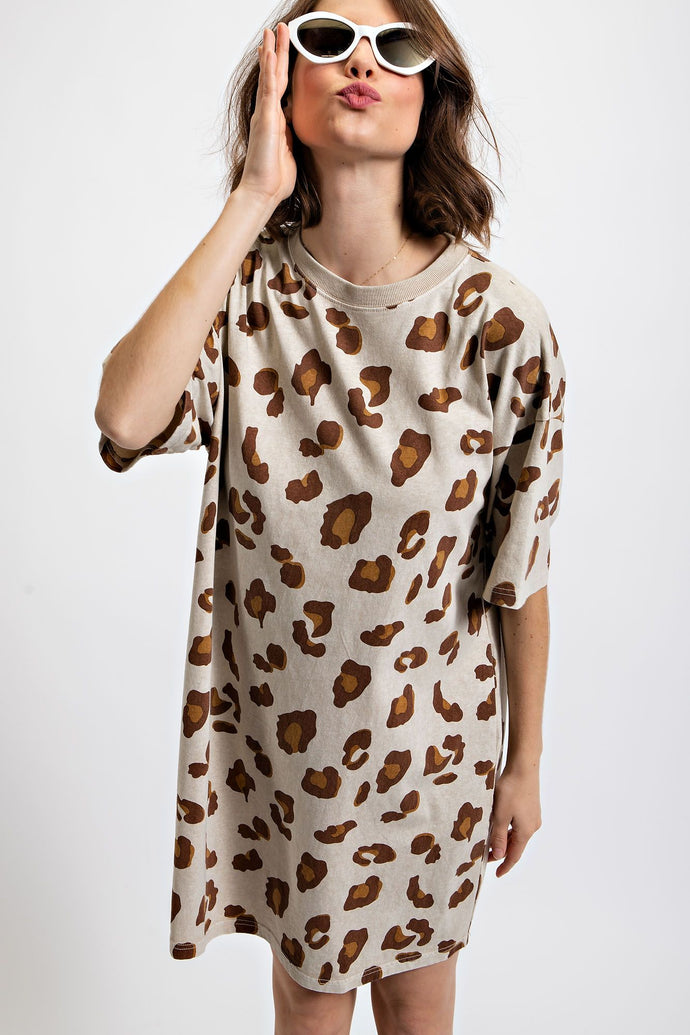 Cheetah-lious T-Shirt Dress