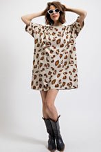Load image into Gallery viewer, Cheetah-lious T-Shirt Dress
