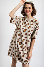 Load image into Gallery viewer, Cheetah-lious T-Shirt Dress
