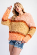 Load image into Gallery viewer, Tellie Mohair Sweater in Peach
