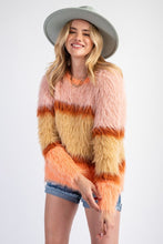 Load image into Gallery viewer, Tellie Mohair Sweater in Peach
