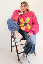 Load image into Gallery viewer, Dilly Daisy Sweater in Pink
