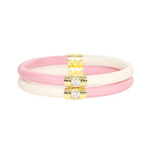 Load image into Gallery viewer, BuDhaGirl Pink &amp; Ivory All Weather Bangles
