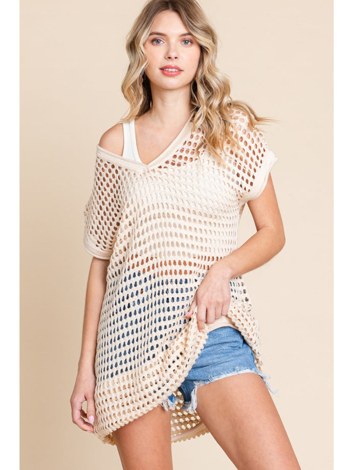 All Natural Netted Cover Up or Dress