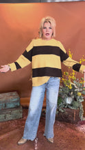Load and play video in Gallery viewer, Honey Pot Striped Sweater
