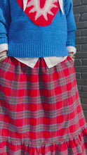 Load and play video in Gallery viewer, Tidings Maxi Skirt in Red
