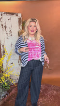 Load and play video in Gallery viewer, Halie Striped Cardigan
