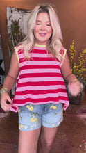 Load and play video in Gallery viewer, Poppi Striped Tank Top
