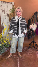 Load and play video in Gallery viewer, Helen Striped Cardigan
